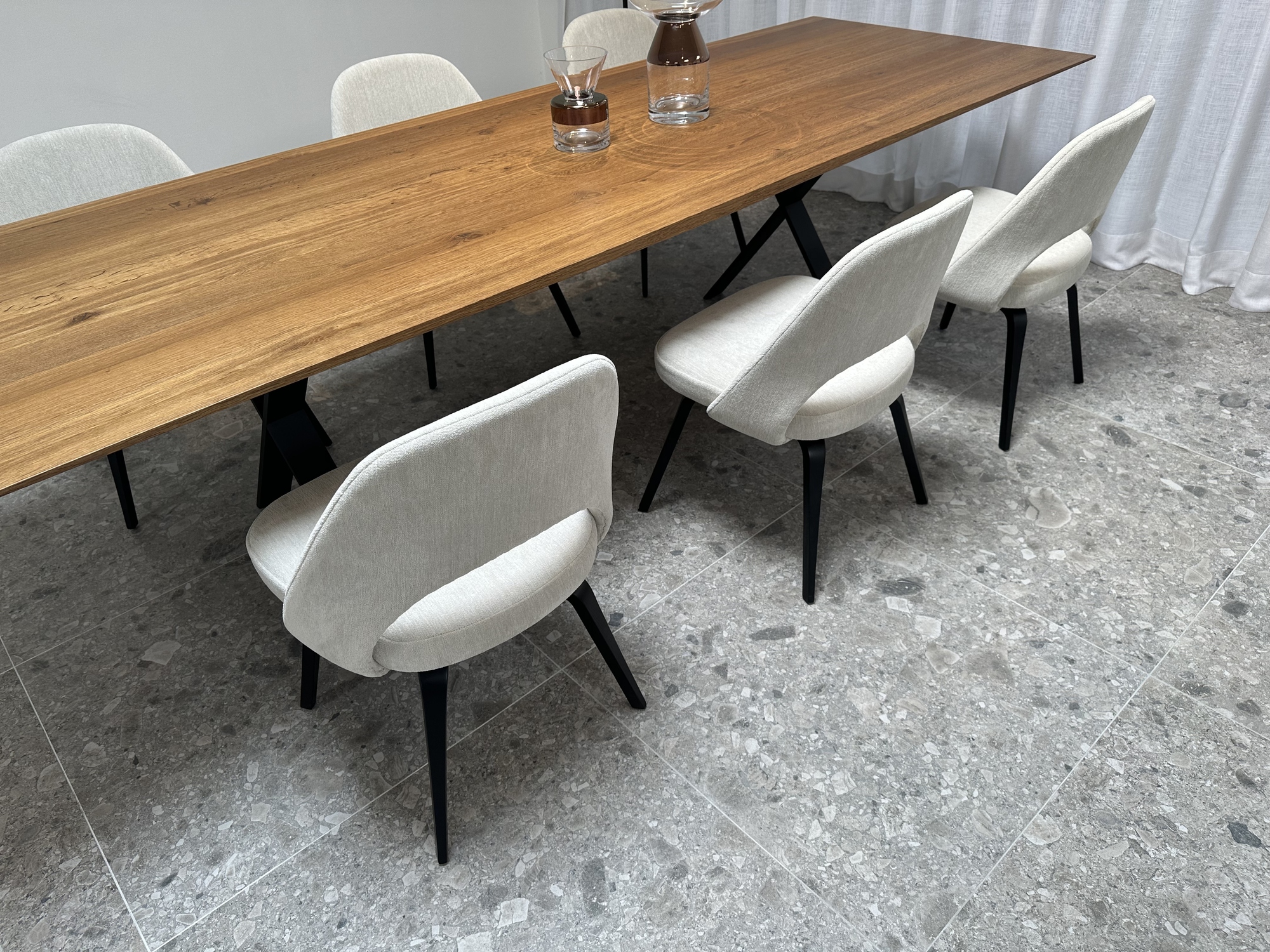 Knoll-Saarinen Collectie- 6 x stoel Conference chair ontwerp 1950