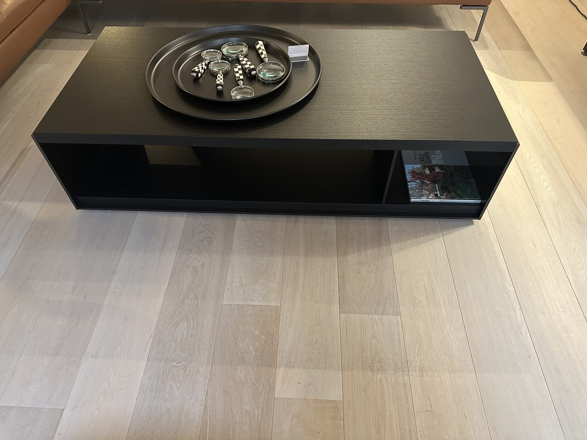 B&B Italia-salontafel Surface  in eik zwart