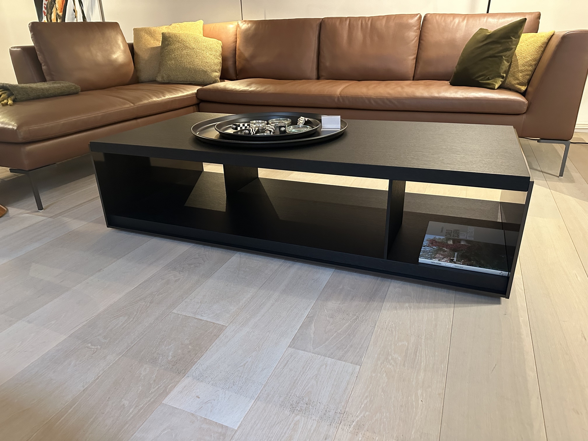 B&B Italia-salontafel Surface  in eik zwart